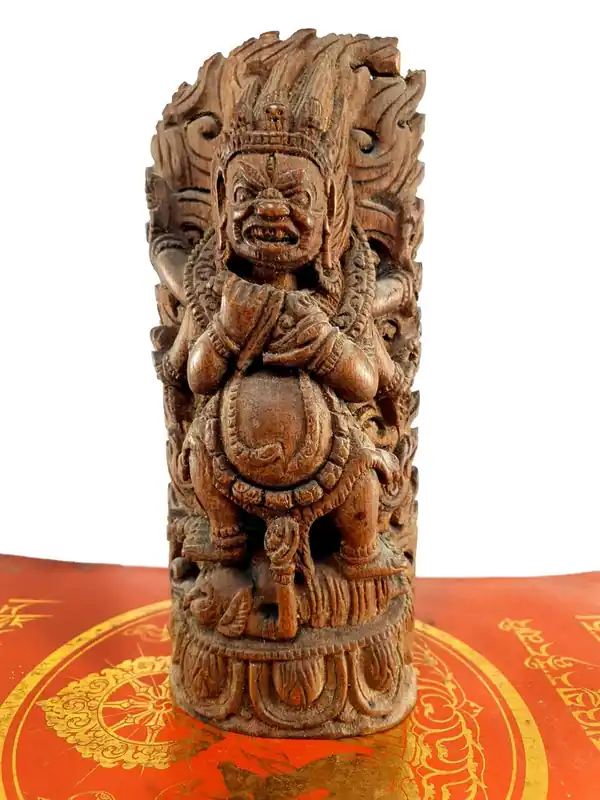Statue de Mahakala de 14 cm