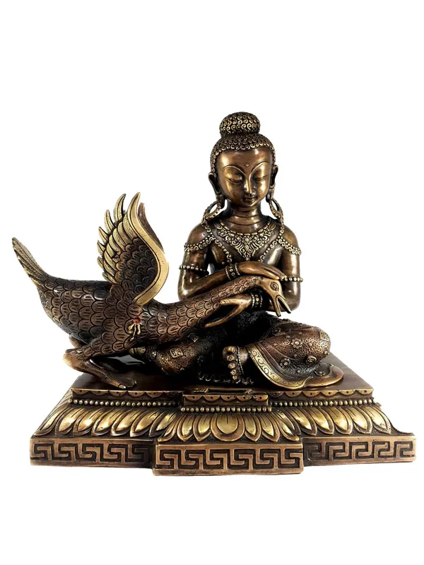 Statue tibétaine de Siddhartha Gautama Bouddha