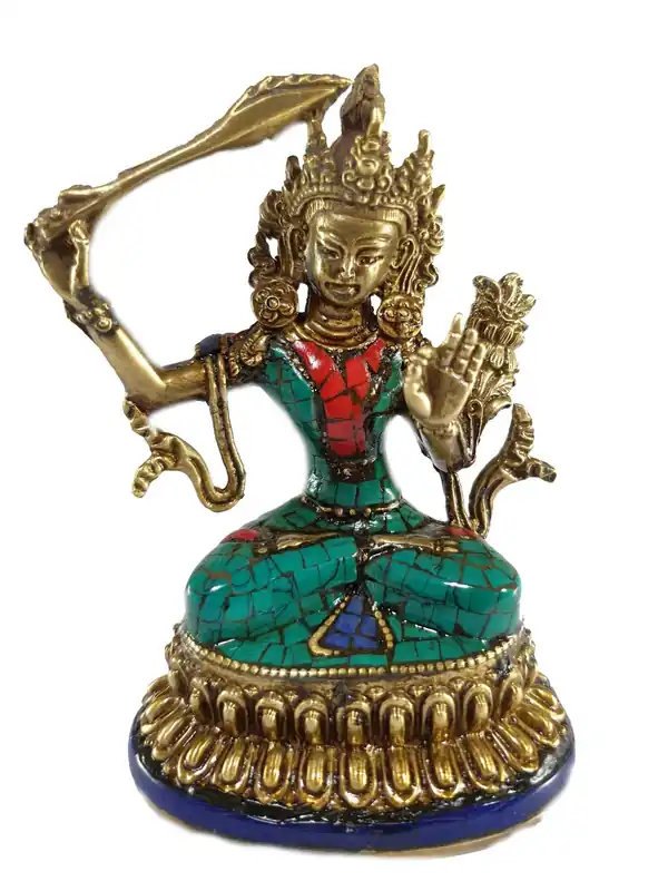 Statue bouddhiste de Manjushri
