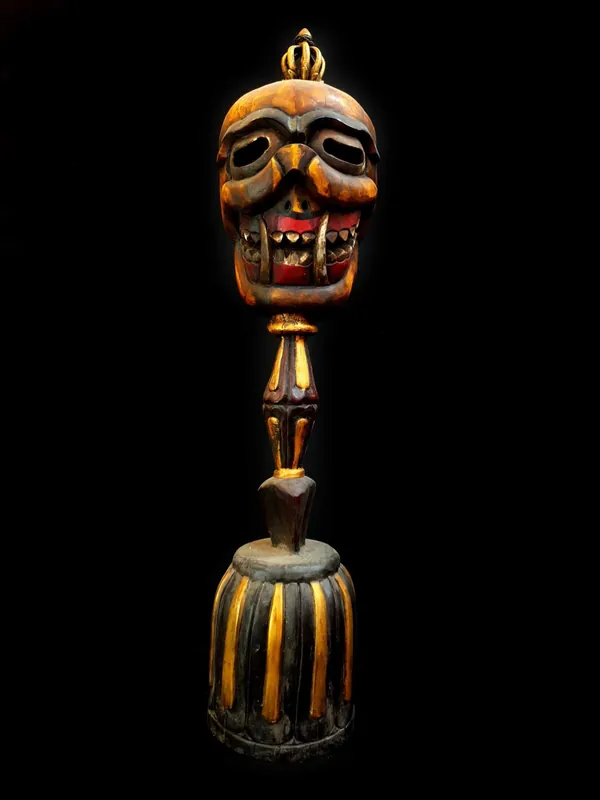 Le Phurba Citipati en bois