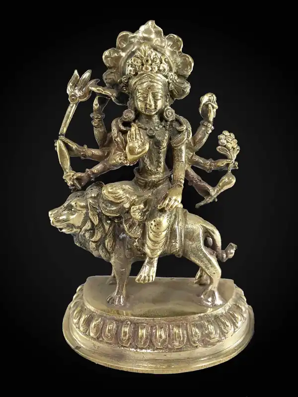 Statue de rituel de Durga