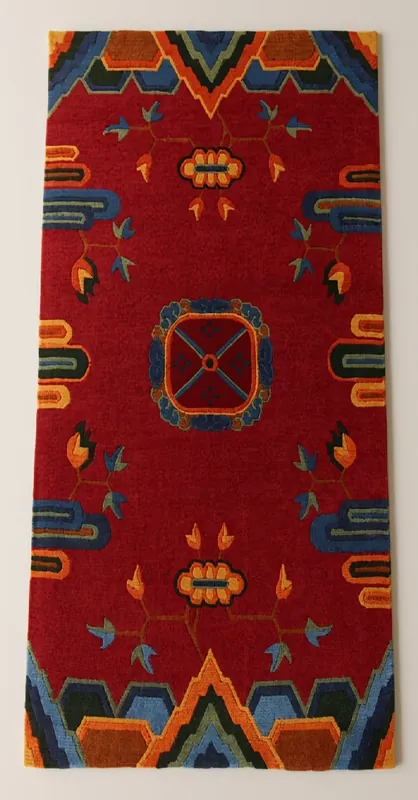 Tapis de symboles tibétains