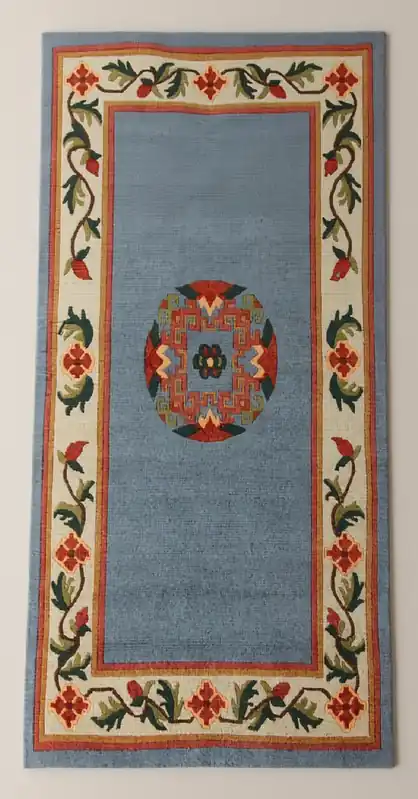 Galaicha tibétaine avec pièce et bordure