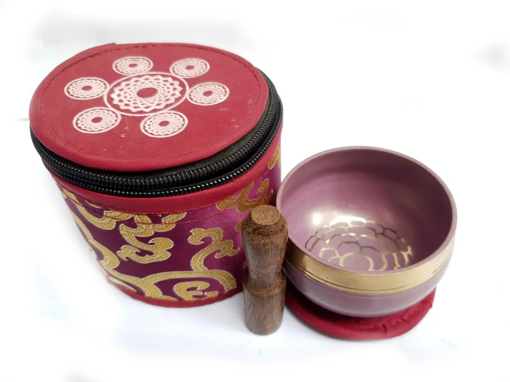 Bol chantant du chakra couronne – bronze