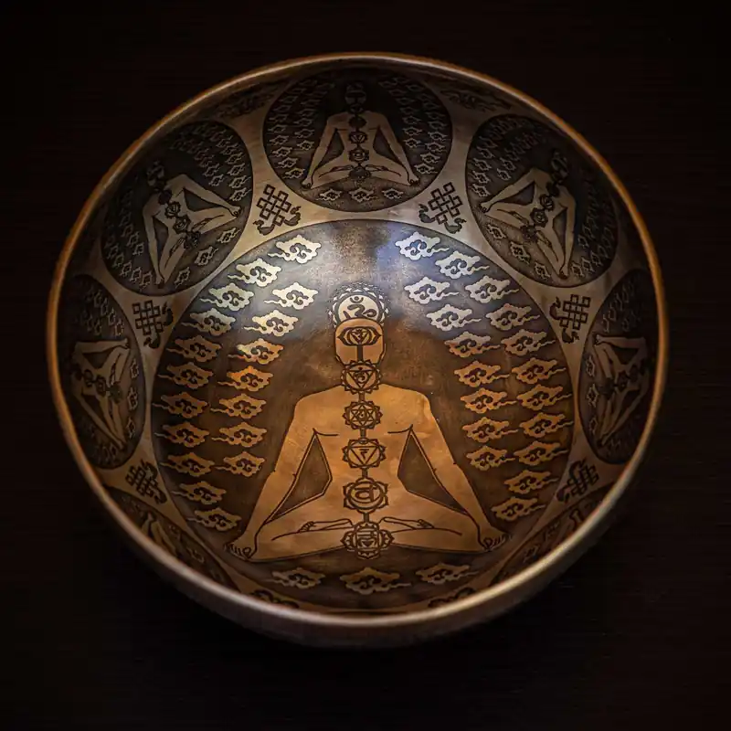 Bol chantant avec Chakra Man Samadhi