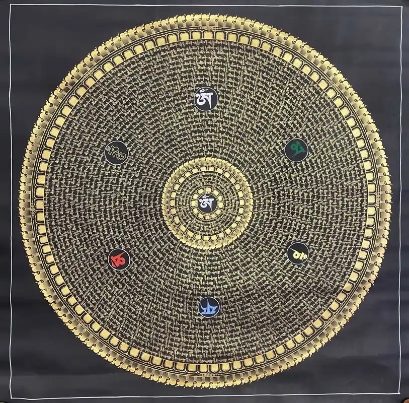 99 cm de diamètre du mandala