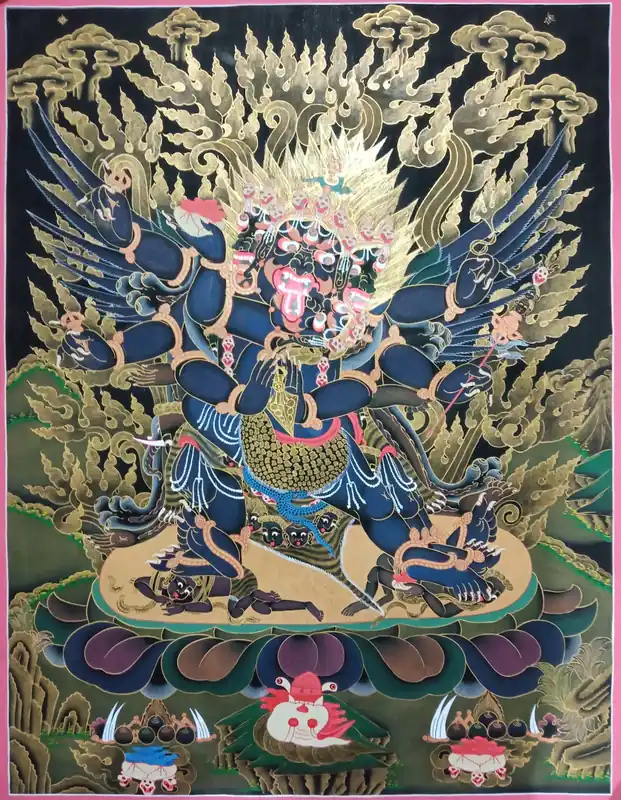 Thangka bouddhiste de Vajrakilaya