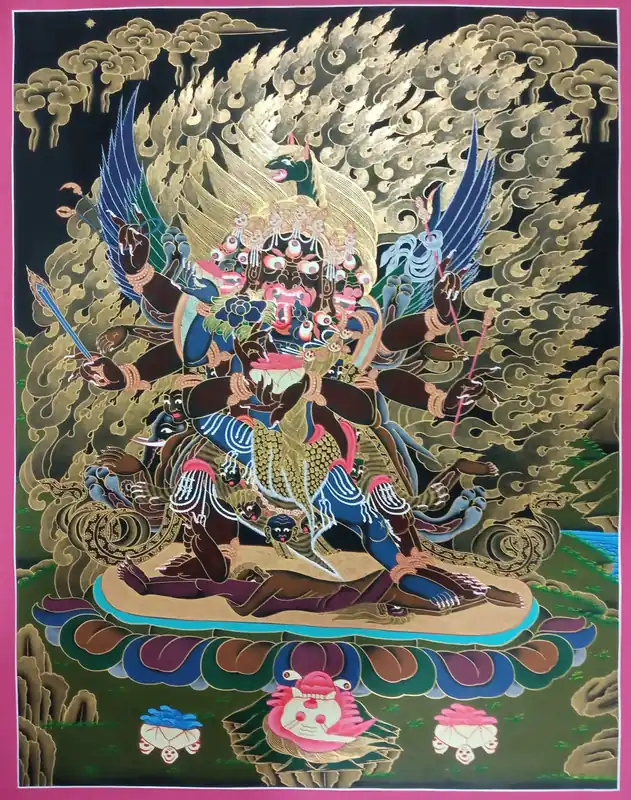 Thangka Newar de Hayagriva