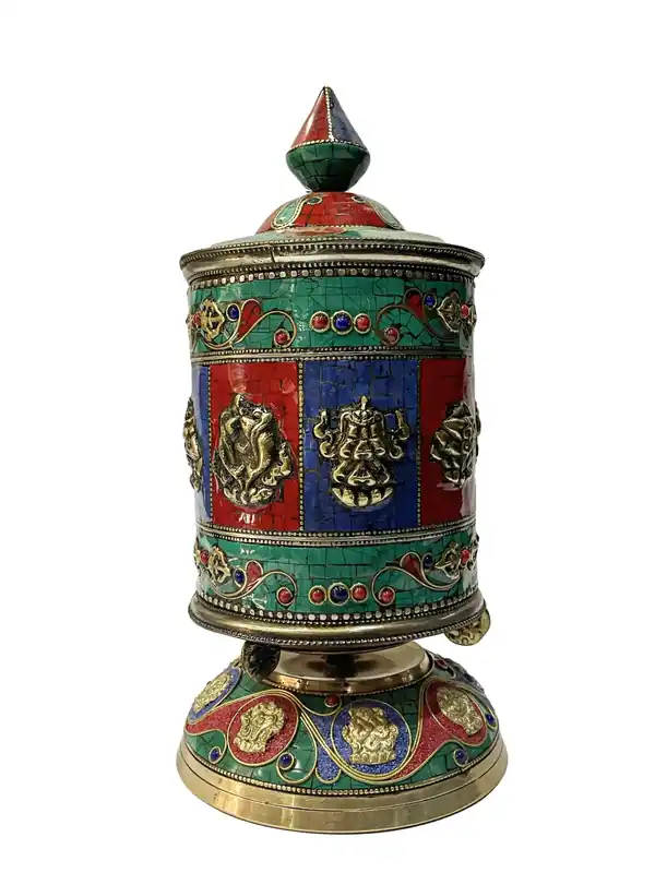 24cm Tibetan Prayer Wheel