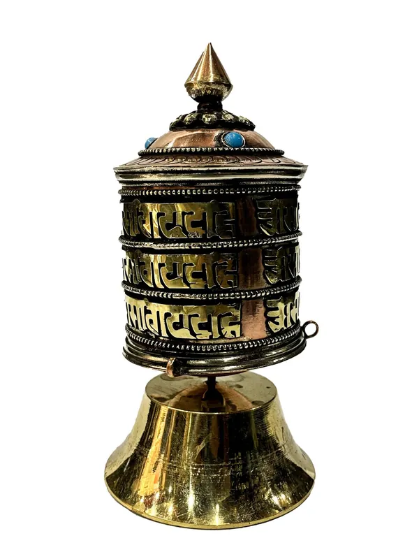 Tibetan Prayer Wheel de petite taille