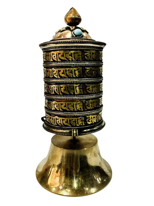 23 cm Traditional Prayer Wheel