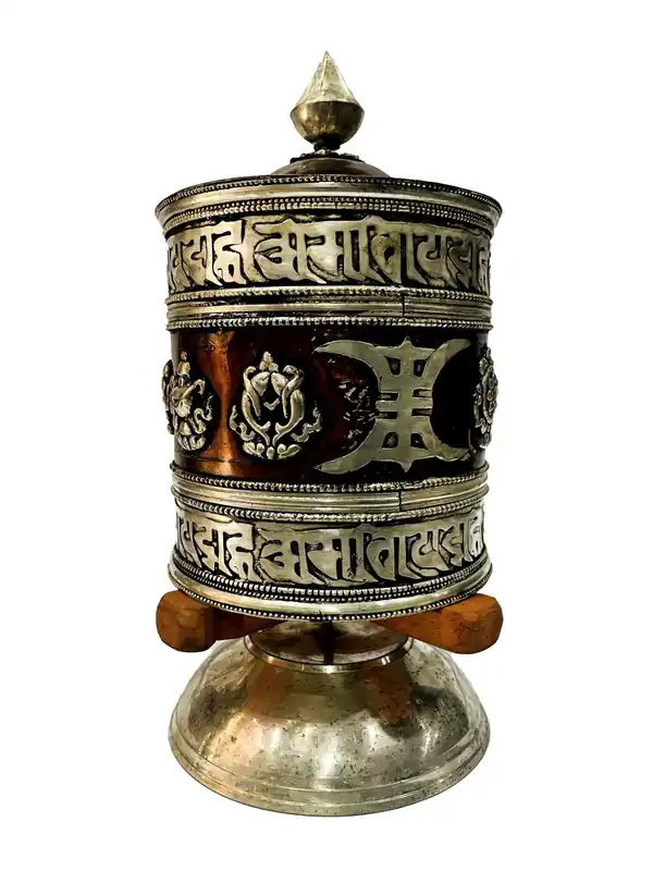 27 cm Traditional Prayer Wheel
