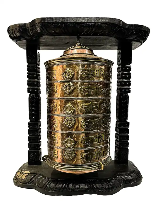 40 cm Traditional Prayer Wheel