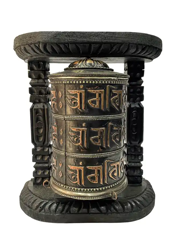 Om Mani Padme Hum Mantra – Roue de prière rituelle