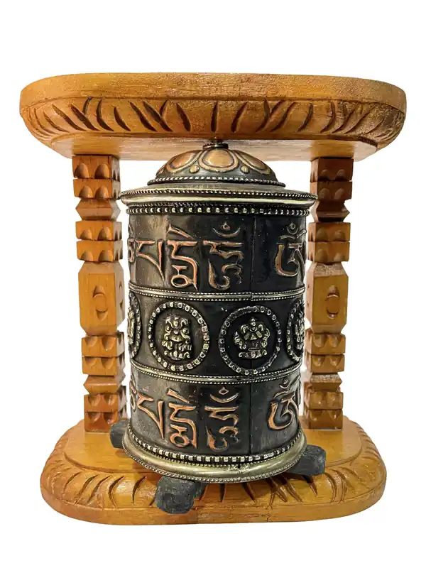 21cm Prayer Wheel with Mantra