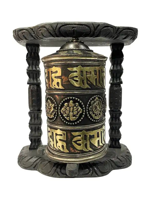 Om Mani Padme Hum Mantra – Roue de prière bouddhiste