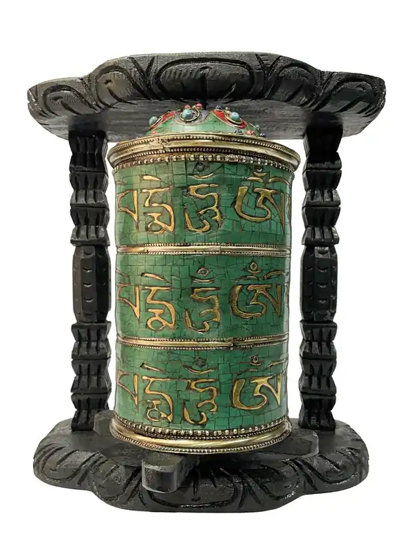 Om Mani Padme Hum Mantra Roue de Prière