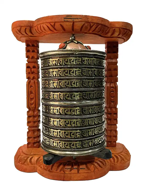 Roue de prière tibétaine du Népal