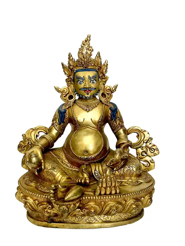 Statue de Jambhala Jaune – La Divinité de la Richesse