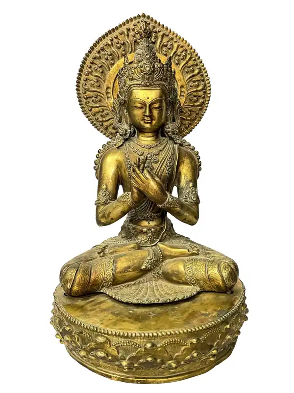 Statue du Bouddha Maitreya