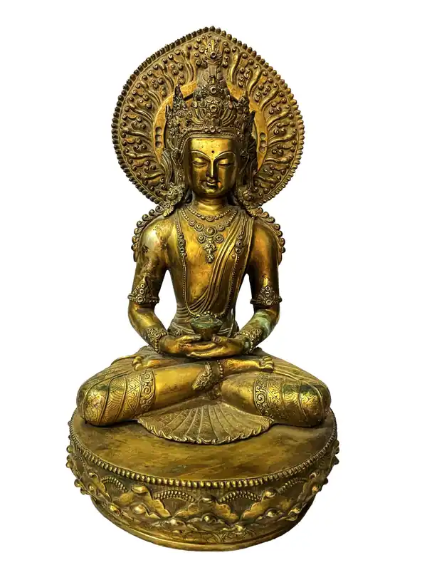 Namo Amitabha Buddha Statue faite à la main