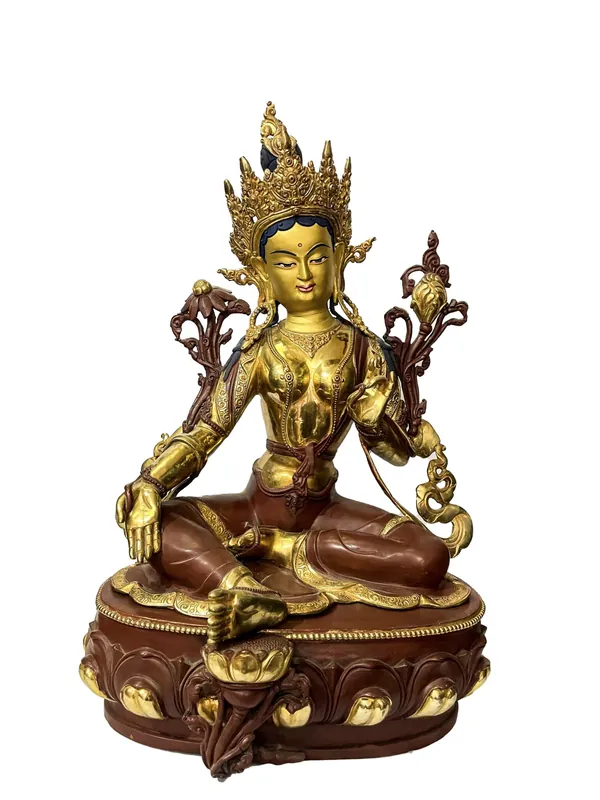 Statue de la Compassionnée Tara Verte