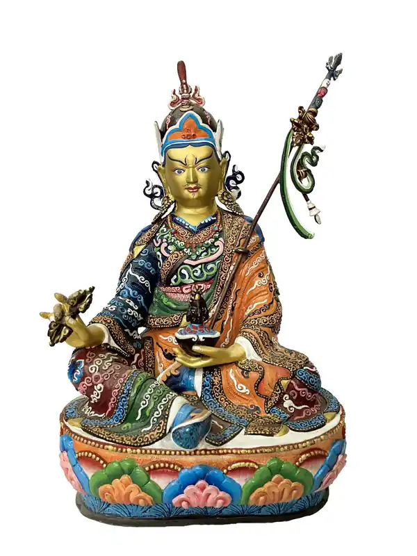 Statue artisanale de Padmasambhava, Guru Rinpoche