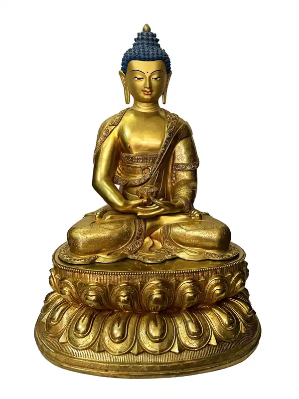 Namo Amitabha Buddha Statue tibétaine