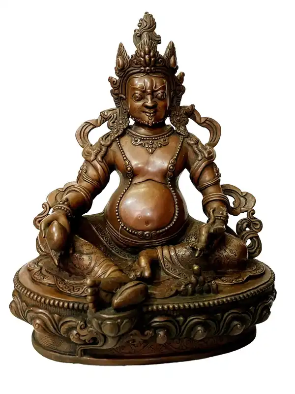 Statue de la divinité de la richesse Jambhala