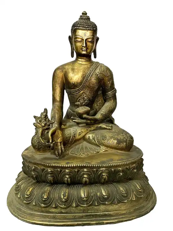Statue bouddhiste du Bouddha de la Guérison