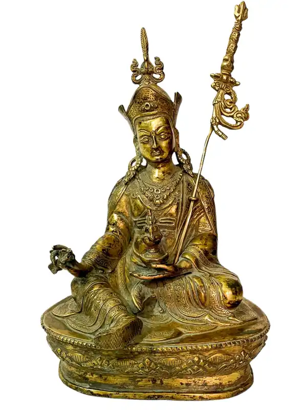 Statue rituelle de Padmasambhava, le Guru Rinpoche