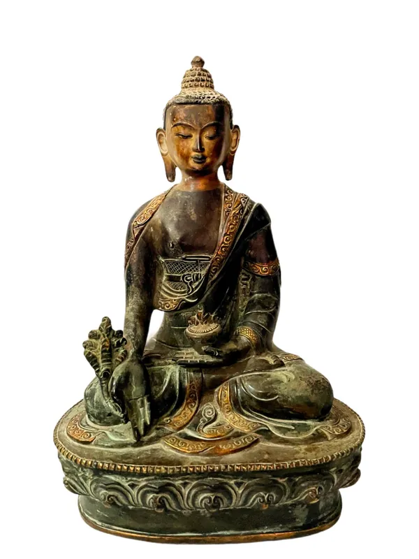 Statue de la divinité bouddhiste Bouddha de la Médecine