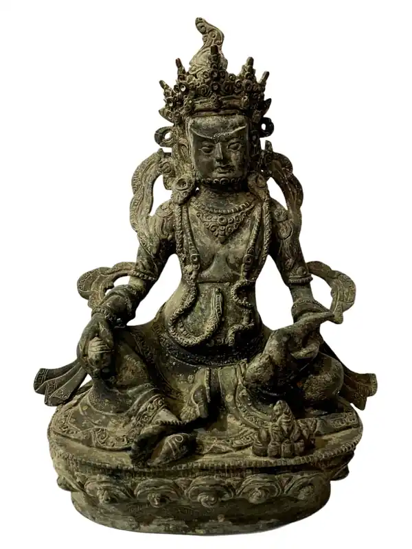 Statue tibétaine de Black Jambhala
