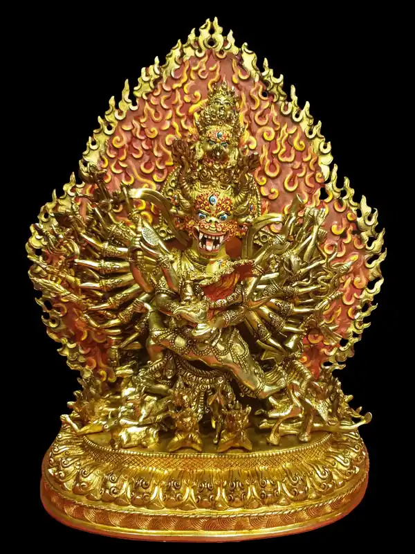 Statue de Yamantaka – Divinité à Tête de Buffle
