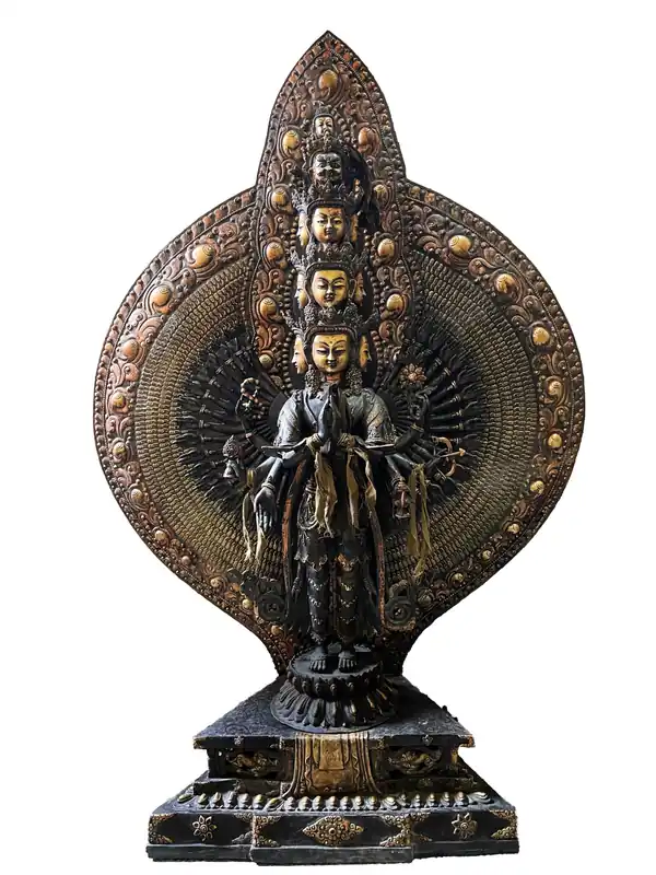 Statue bouddhiste d’Avalokitesvara