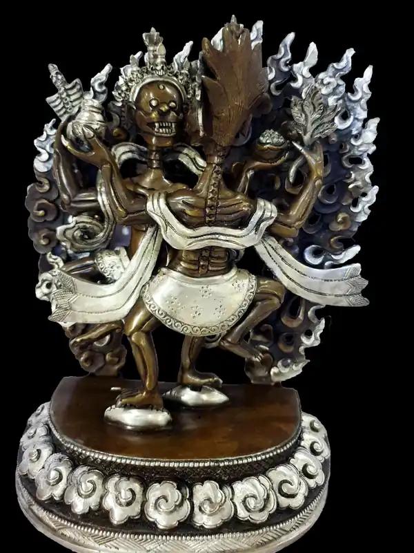 Statue de Citipati bouddhiste