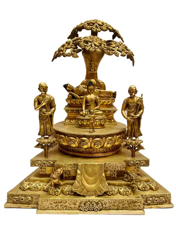 Statue de Bouddha Nirvana faite à la main