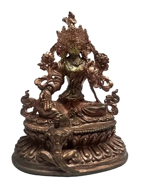 Rituel de la Tara Verte – Statue de la Mère et Protectrice Tara