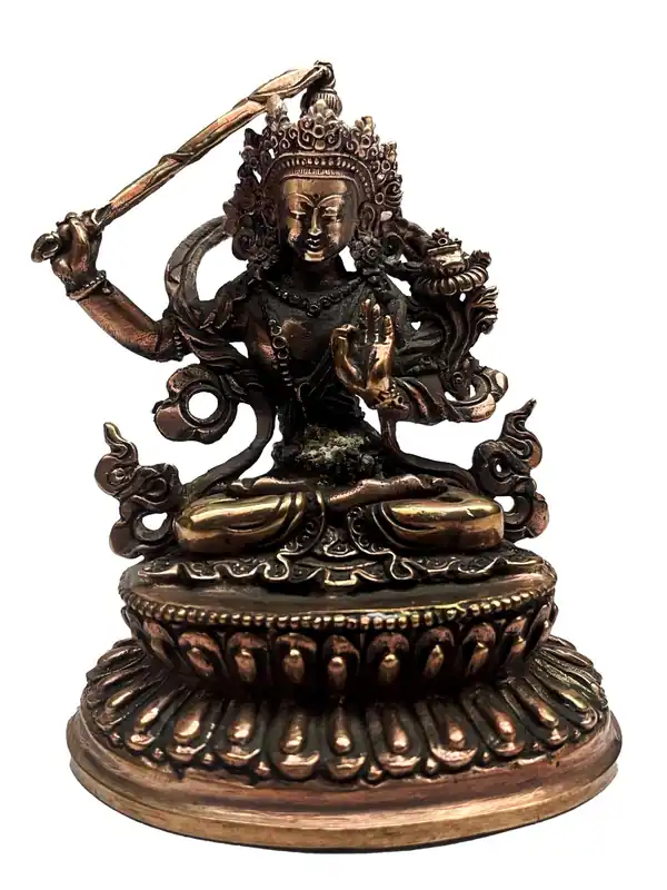 Statue bouddhiste de Manjushri