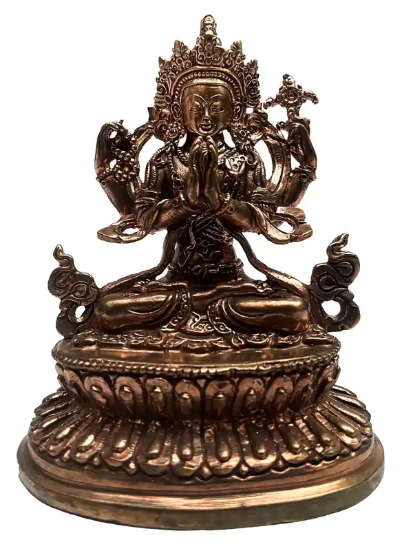 Statue de Chenrezig – Divinité de la Compassion