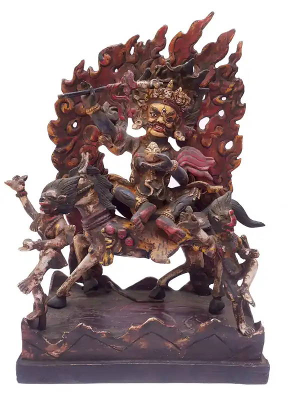 Statue tibétaine de Palden Lhamo