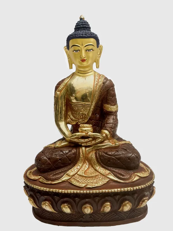 Statue d’Amitabha Bouddha – Sculpture de Bodhisattva tibétain