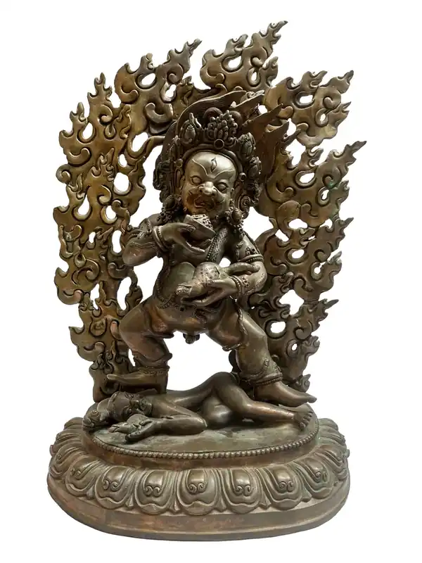 Statue bouddhiste de Black Jambhala