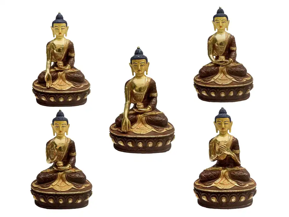 Statue de Bouddha Pancha de 21 cm
