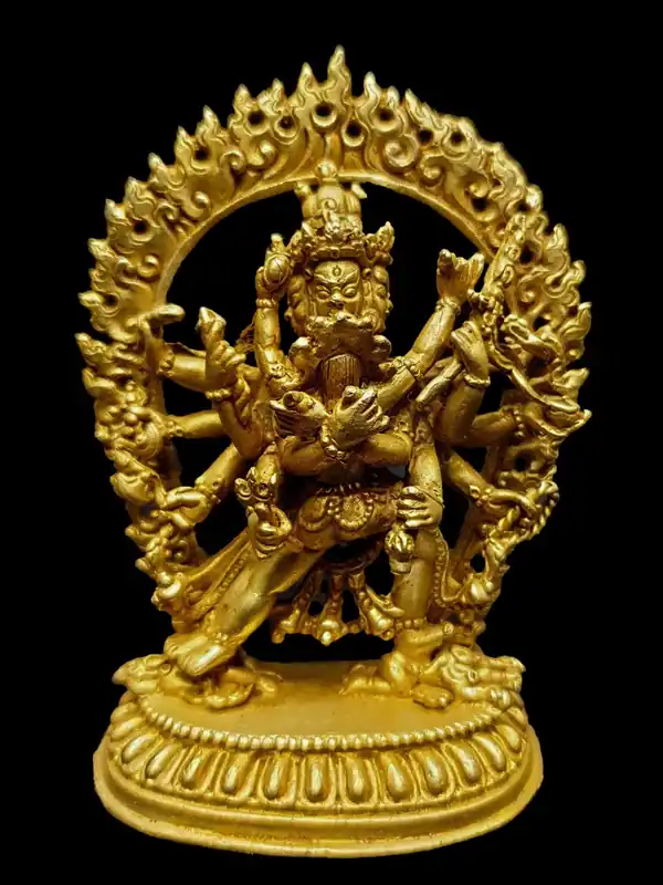 Statue bouddhiste de Kalachakra