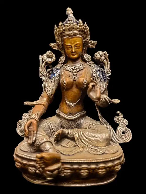 Statue traditionnelle de Tara Verte – Mère et Protectrice Tara