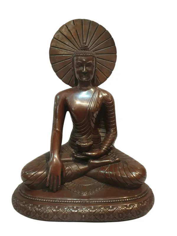 Statue du Bouddha de l’Éveil Shakyamuni tibétain