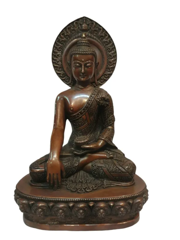 Statue rituelle de Gautama Shakyamuni Bouddha