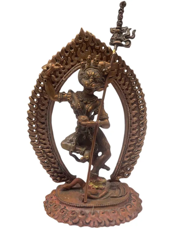 Statue bouddhiste de la Yogini Simhamukha