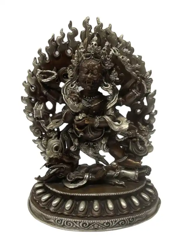 Statue de Mahakala Noir